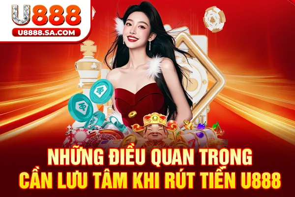 Những điều quan trọng cần lưu tâm khi rút tiền U888